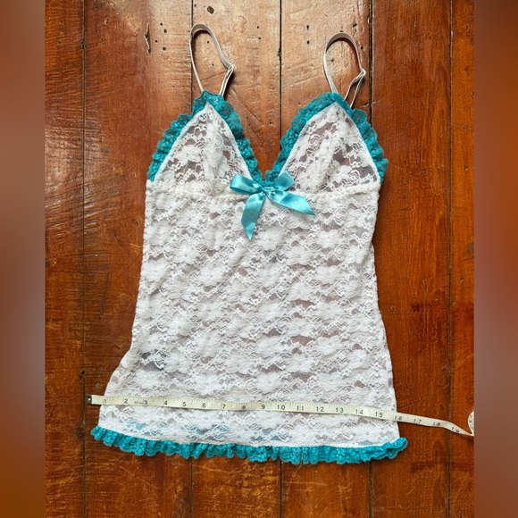 White Lace Lingerie Top - Picture 11 of 14